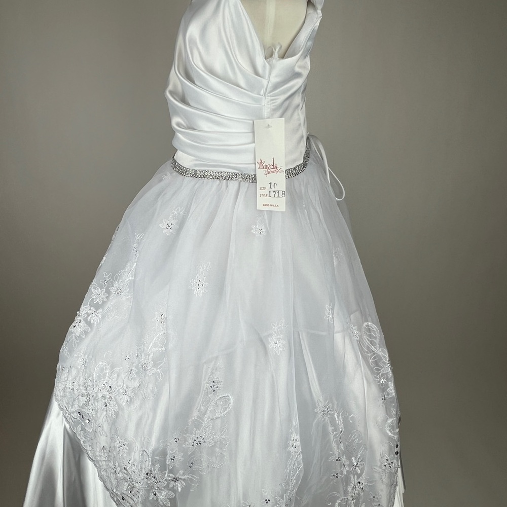 Girls First communion white dress size 7, 8, 10, 12 - Picture 11 of 13